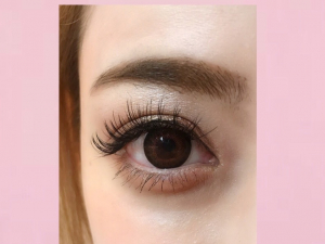 藤沢にある人気のマツエク・アイラッシュサロン「Richelle eyelash　藤沢店（リシェル　アイラッシュ）」のギャラリー画像「RIRIさんデザイン【フラットラッシュ Dカール】D12/D14/D12ミリ cuteデザイン」